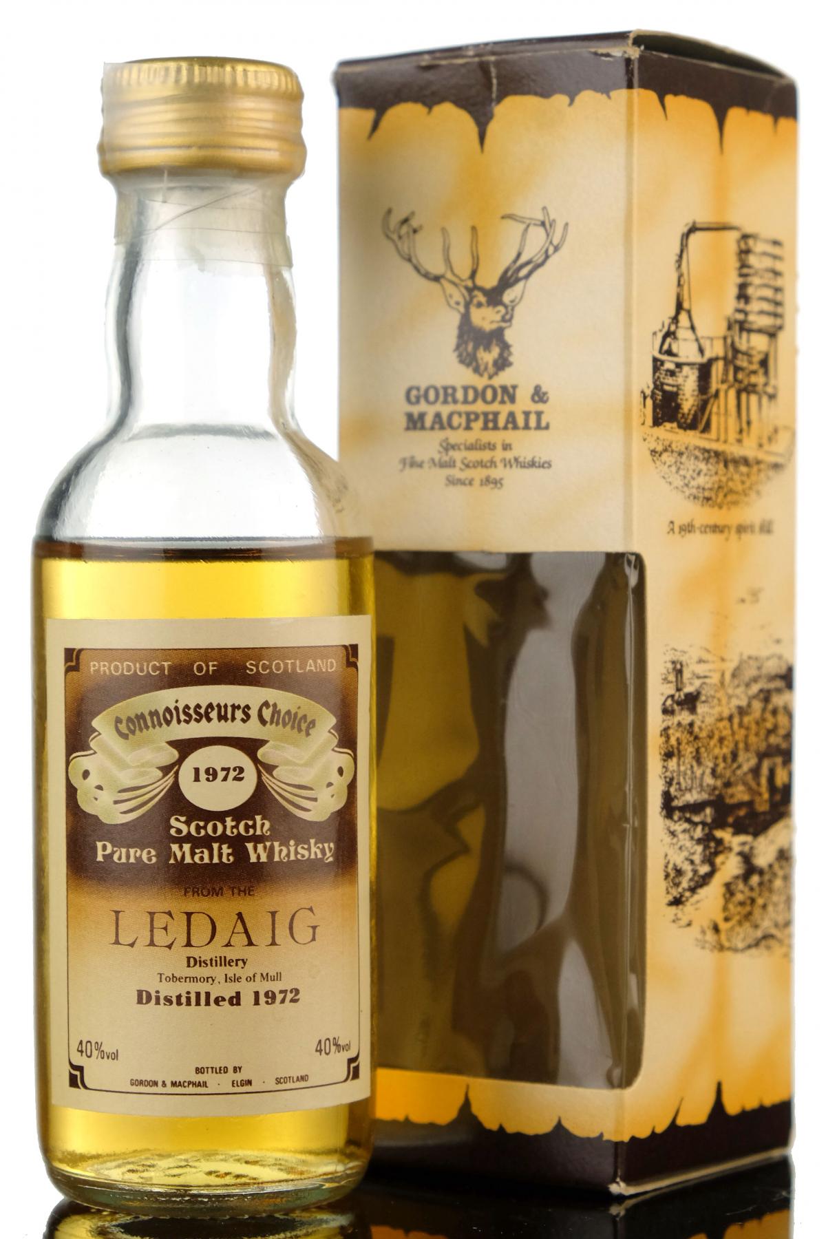 Ledaig 1972 - Connoisseurs Choice Miniature