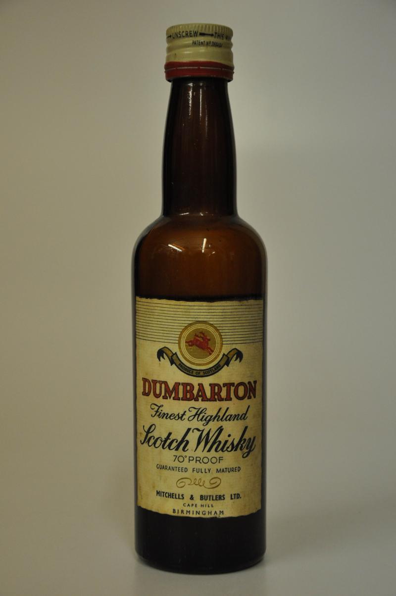Dumbarton Circa 1950\'s Blended Scotch Whisky