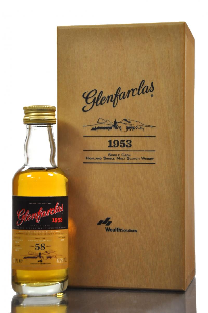 Glenfarclas 1953-2012 - 58 Year Old Miniature