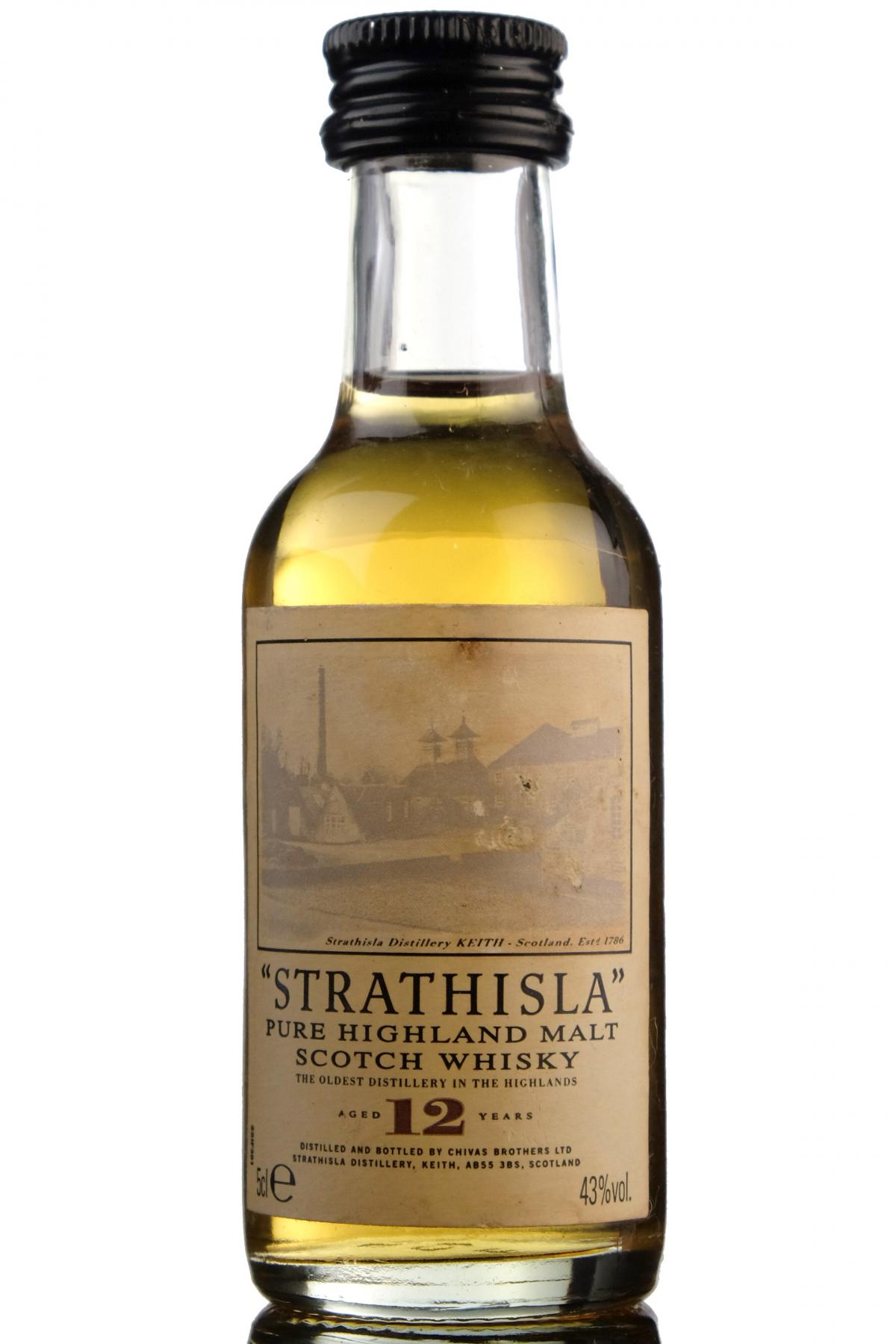 Strathisla 12 Year Old Miniature