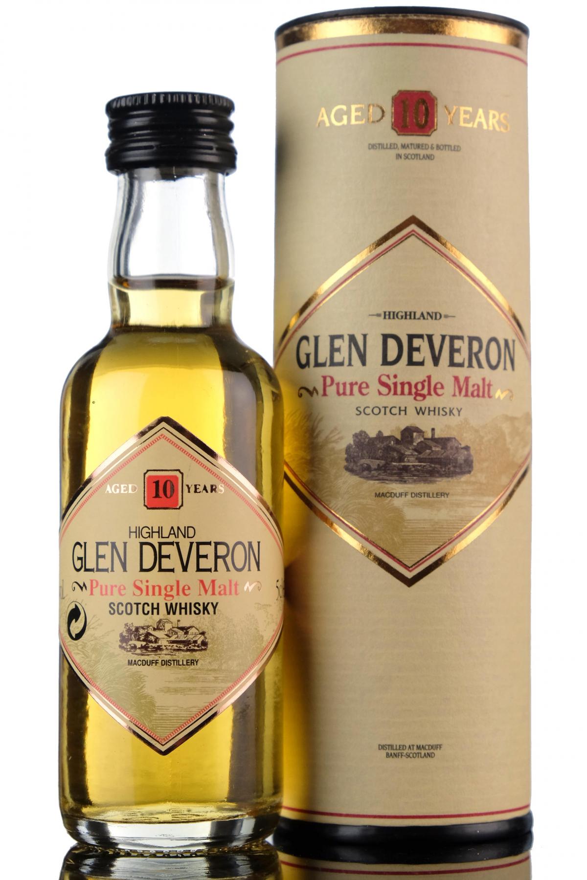 Glen Deveron 10 Year Old Miniature