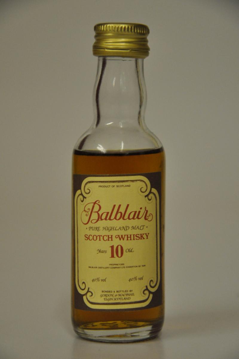 Balblair 10 Year Old  - Gordon & MacPhail Miniature