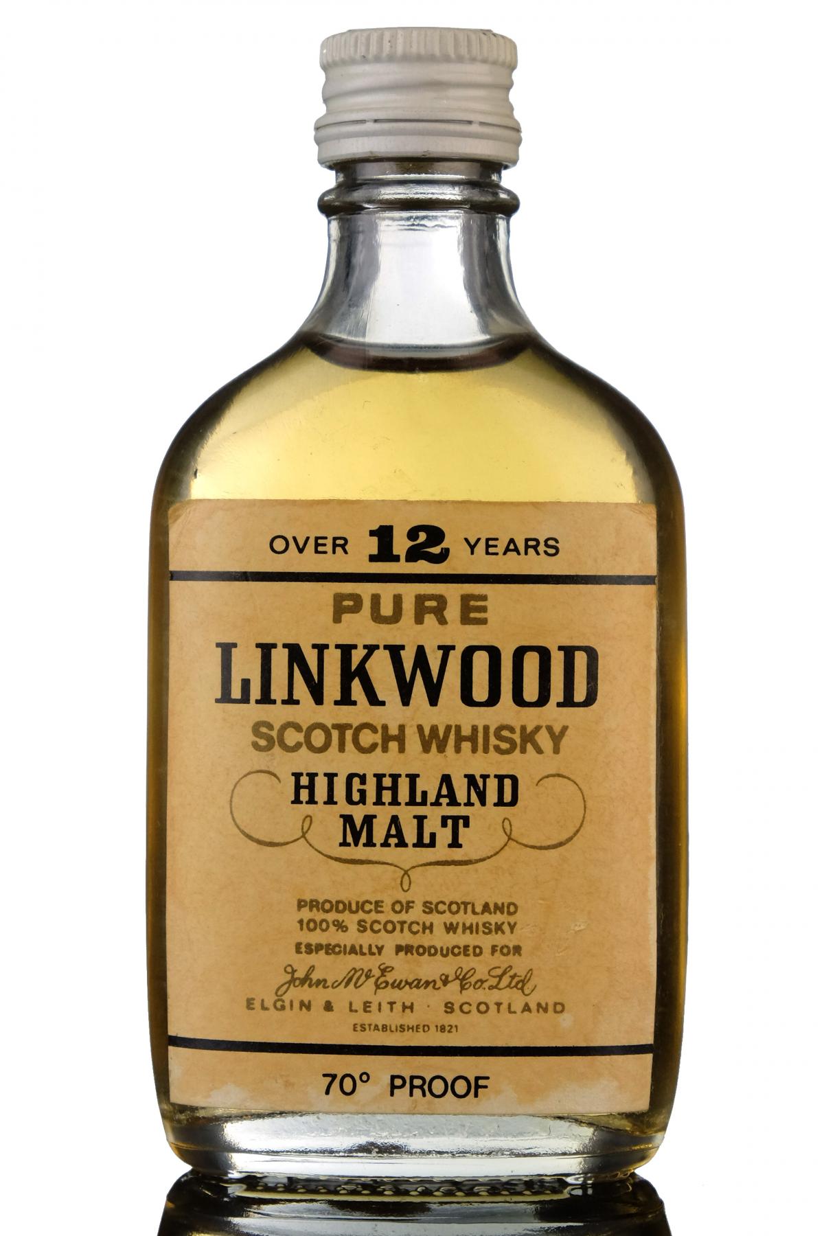 Linkwood 12 Year Old Miniature