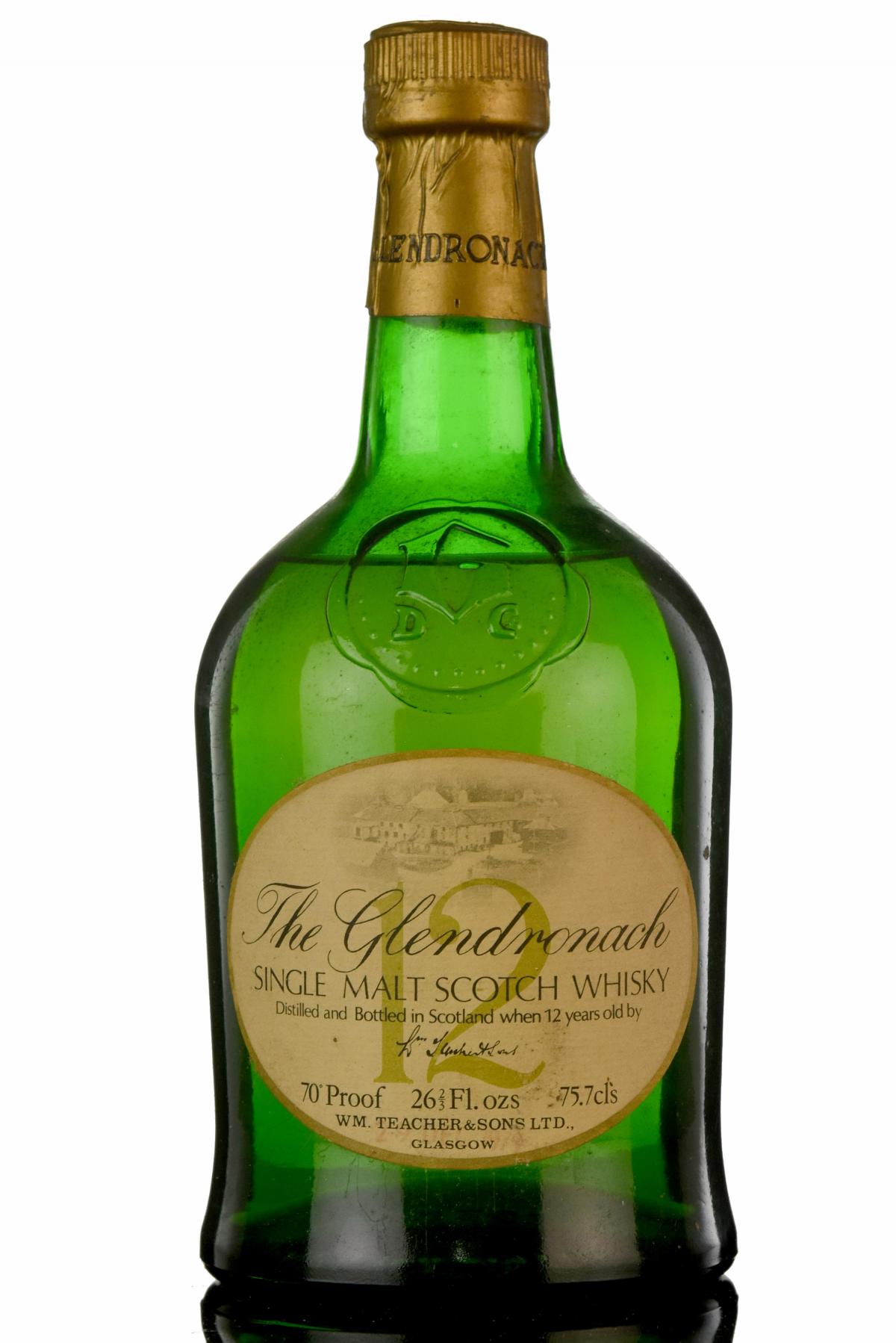 Glendronach 12 Year Old - Late 1970s
