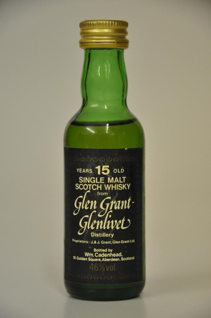 Glen Grant-Glenlivet 15 Year Old - Cadenhead Miniature