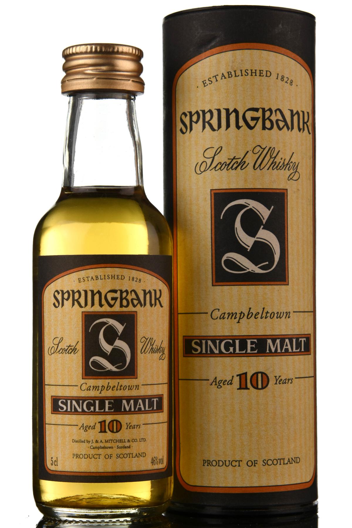 Springbank 10 Year Old Miniature