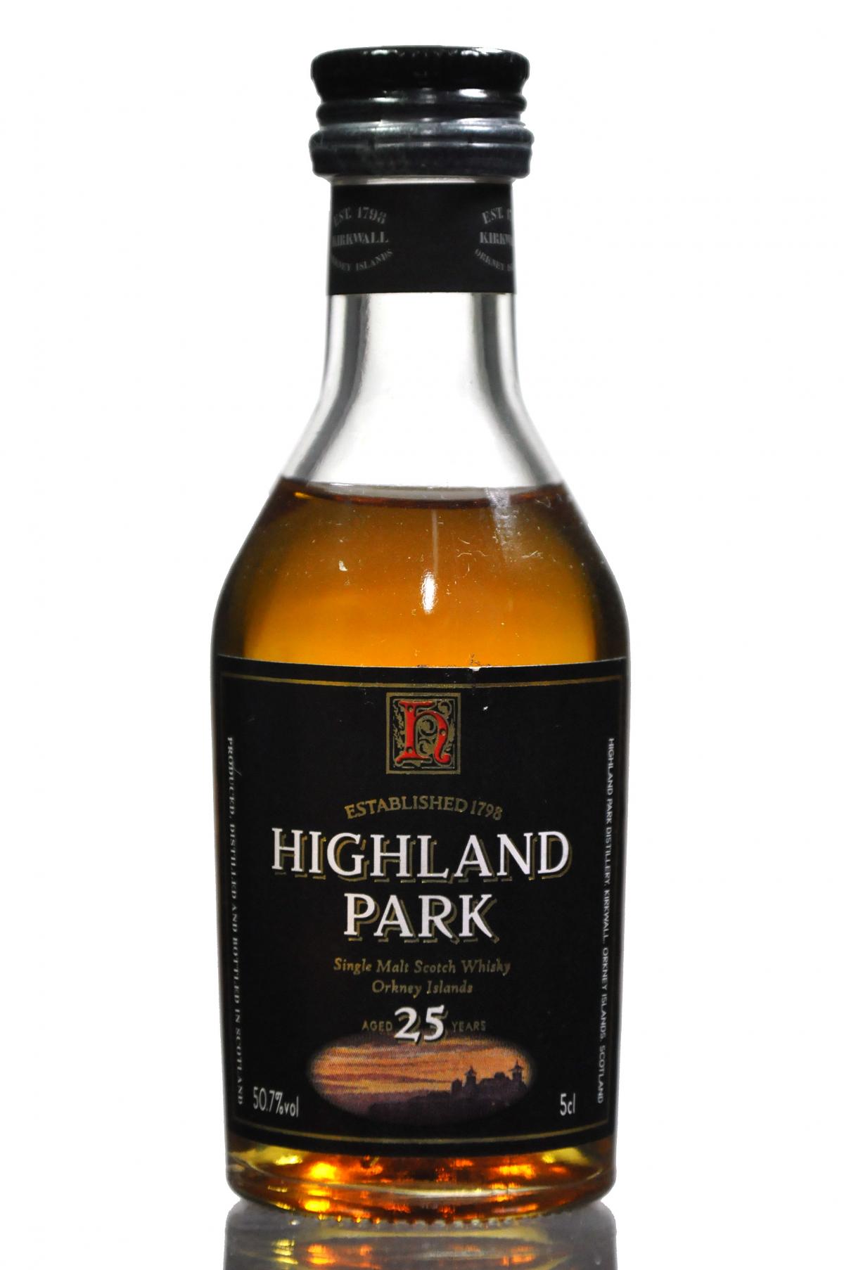 Highland Park 25 Year Old Miniature