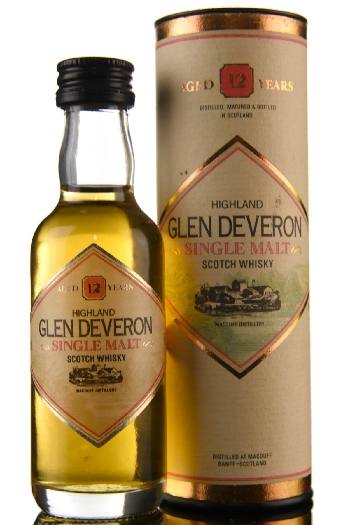 Glen Deveron 12 Year Old Miniature