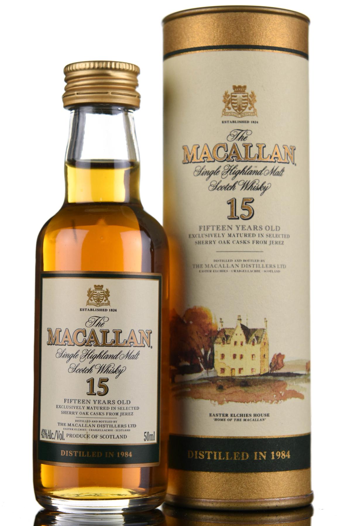 Macallan 1984 - 15 Year Old Miniature