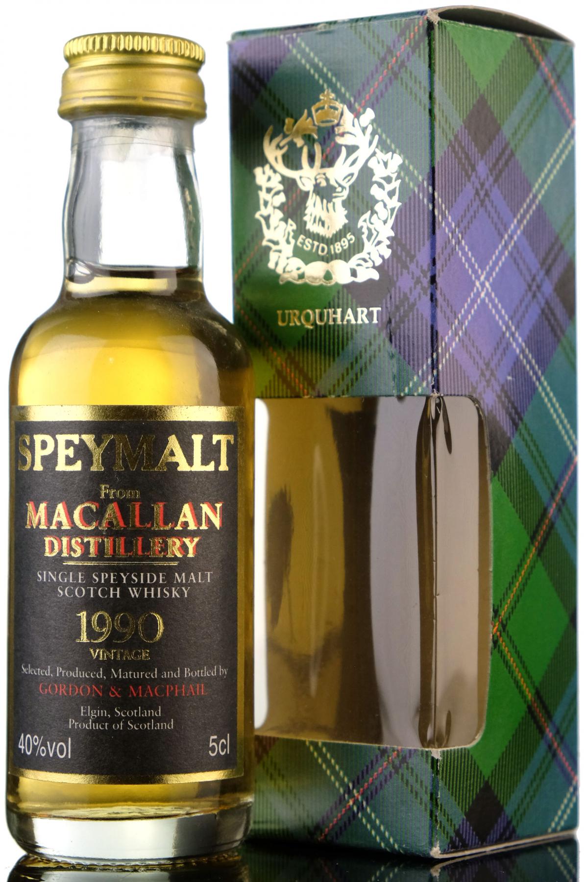 Macallan 1990 Speymalt - Gordon & MacPhail Miniature