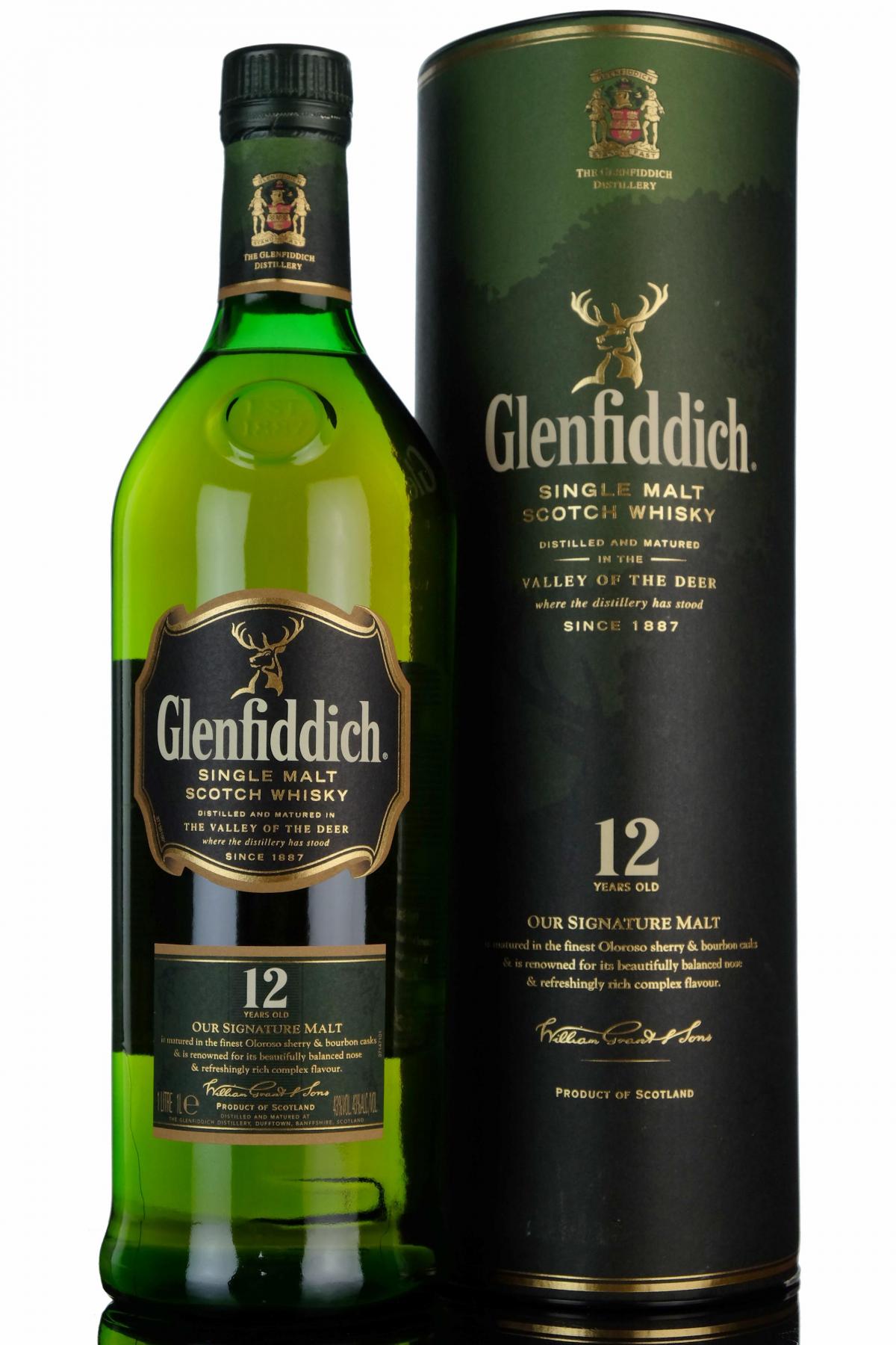 Glenfiddich 12 Year Old - 1 Litre