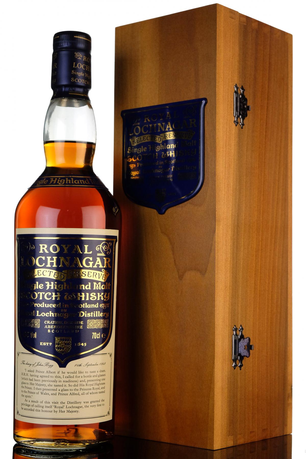 Royal Lochnagar Selected Reserve - Circa 2000