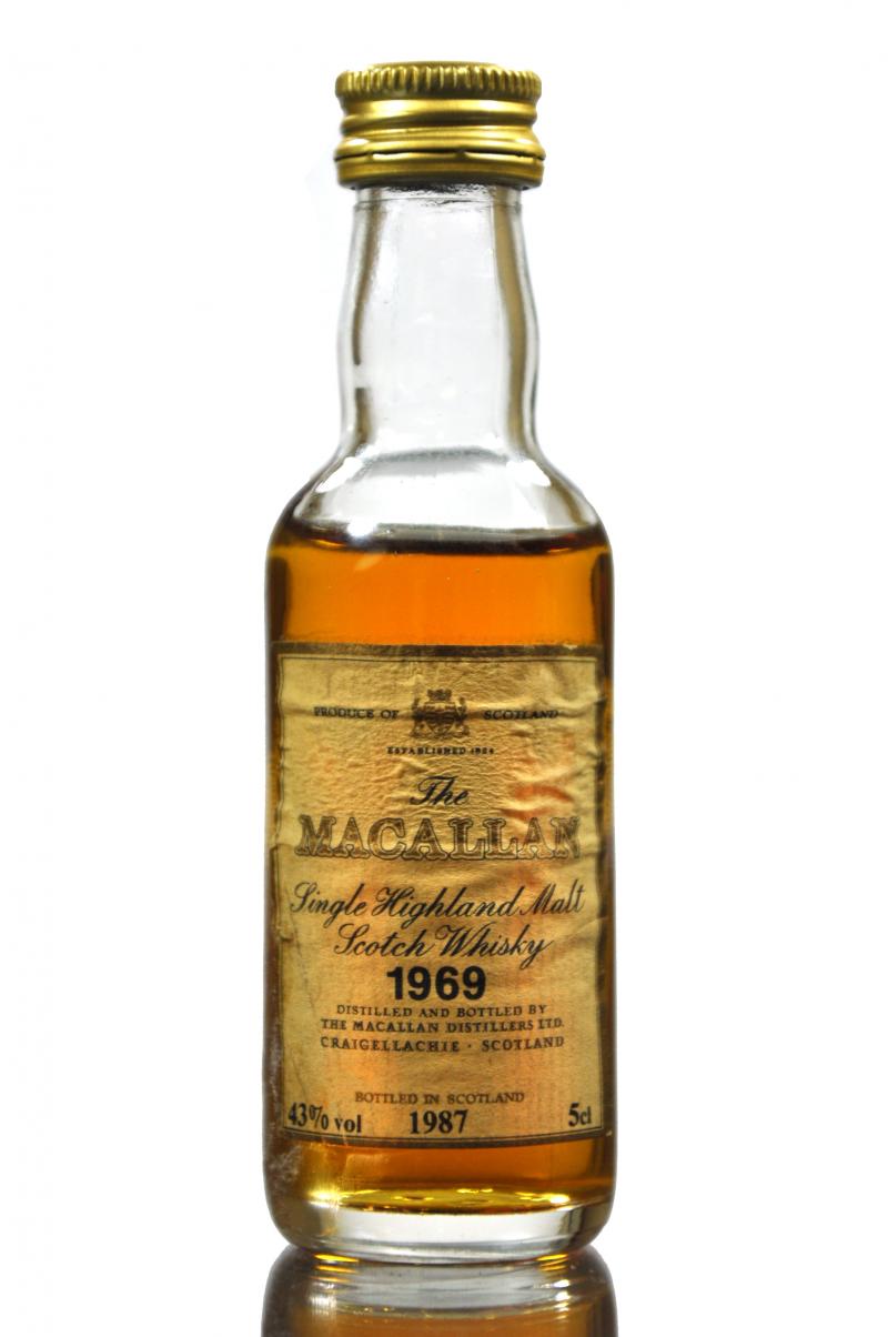 Macallan 1969-1987 - 18 Year Old - Sherry Cask - Miniature