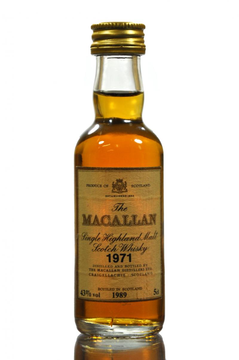 Macallan 1971-1989 - 18 Year Old - Sherry Cask - Miniature