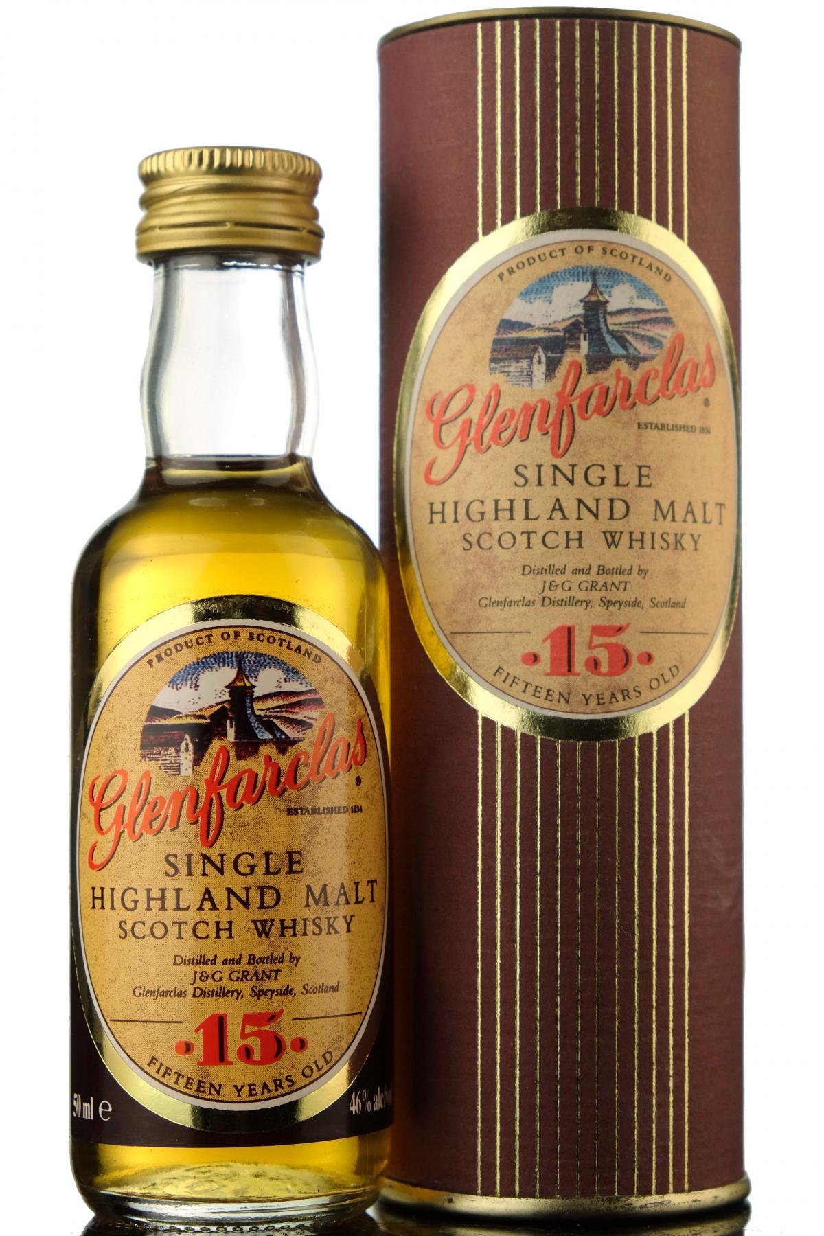 Glenfarclas 15 Year Old Miniature
