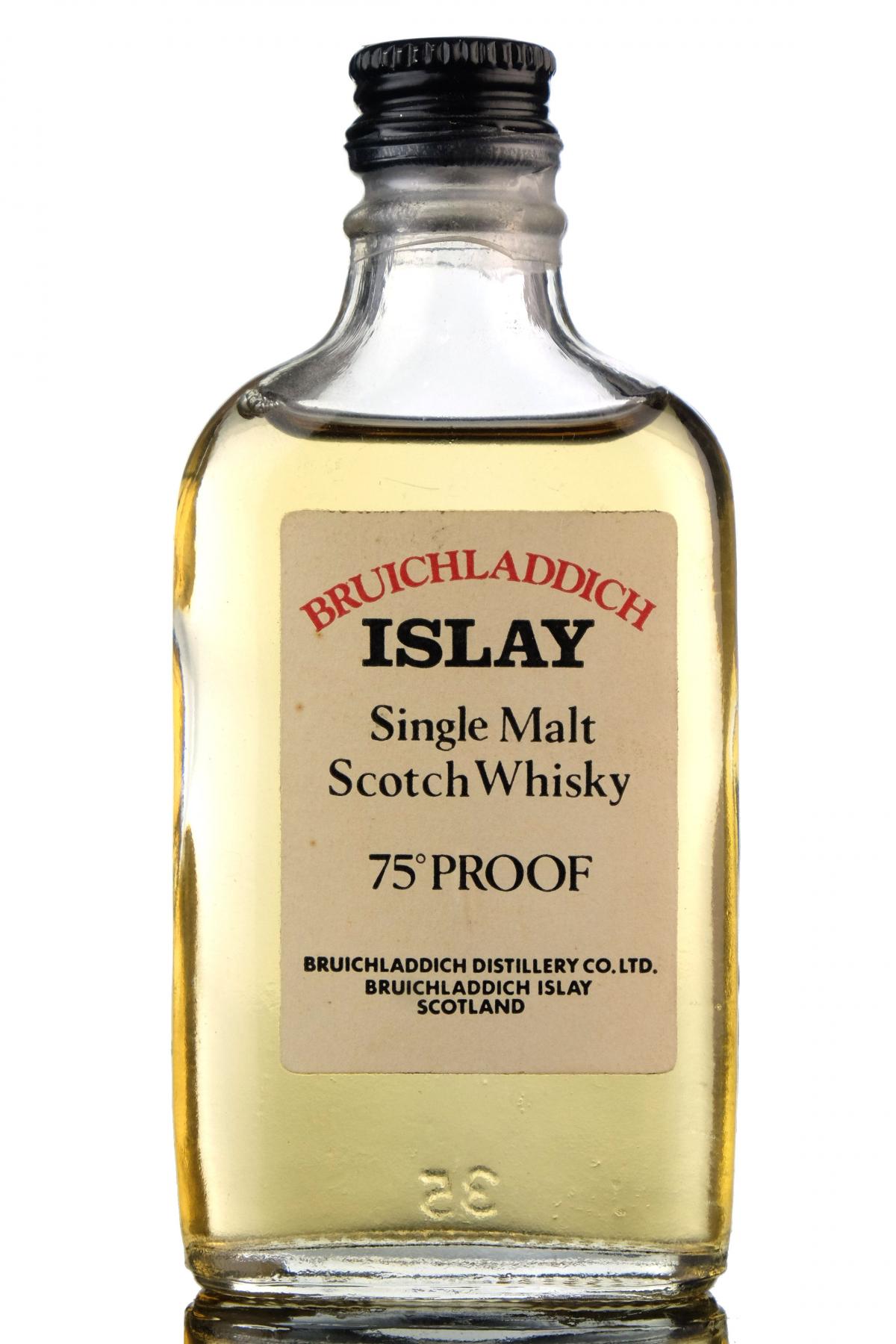 Bruichladdich 75 Proof Miniature