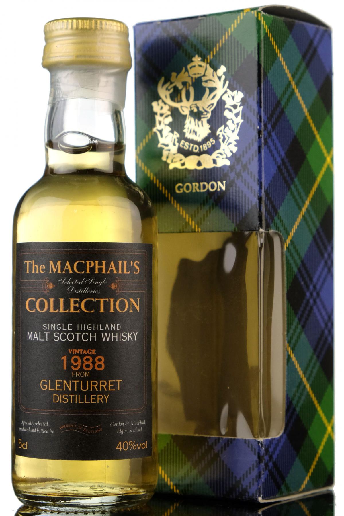 Glenturret 1988 - The MacPhails Collection Miniature