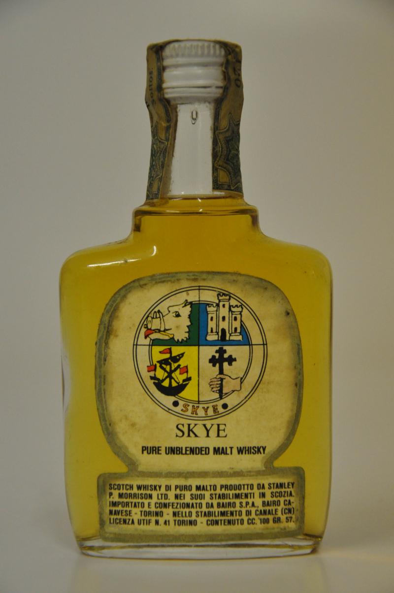 Skye Pure Unblended Malt Whisky Miniature