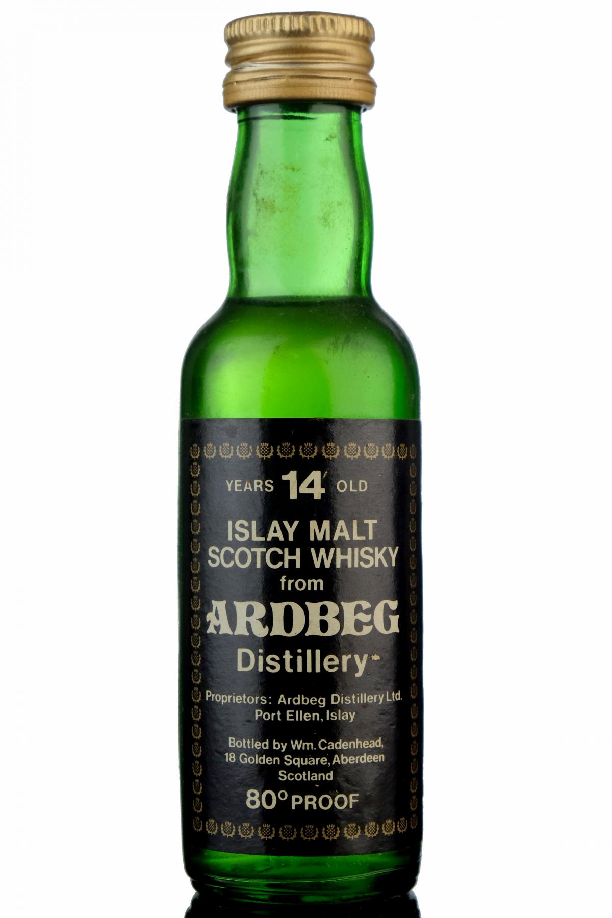 Ardbeg 14 Year Old - Cadenhead Miniature