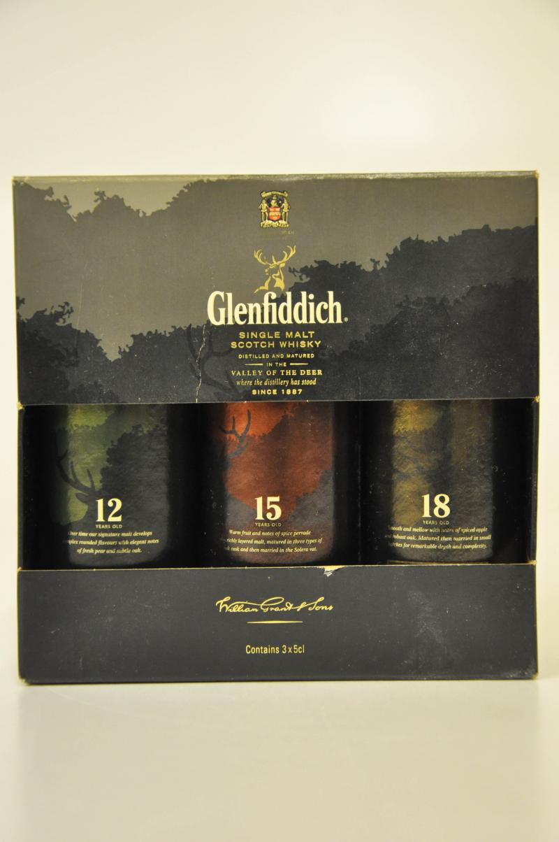 Glenfiddich 12 15 & 18 Year Old