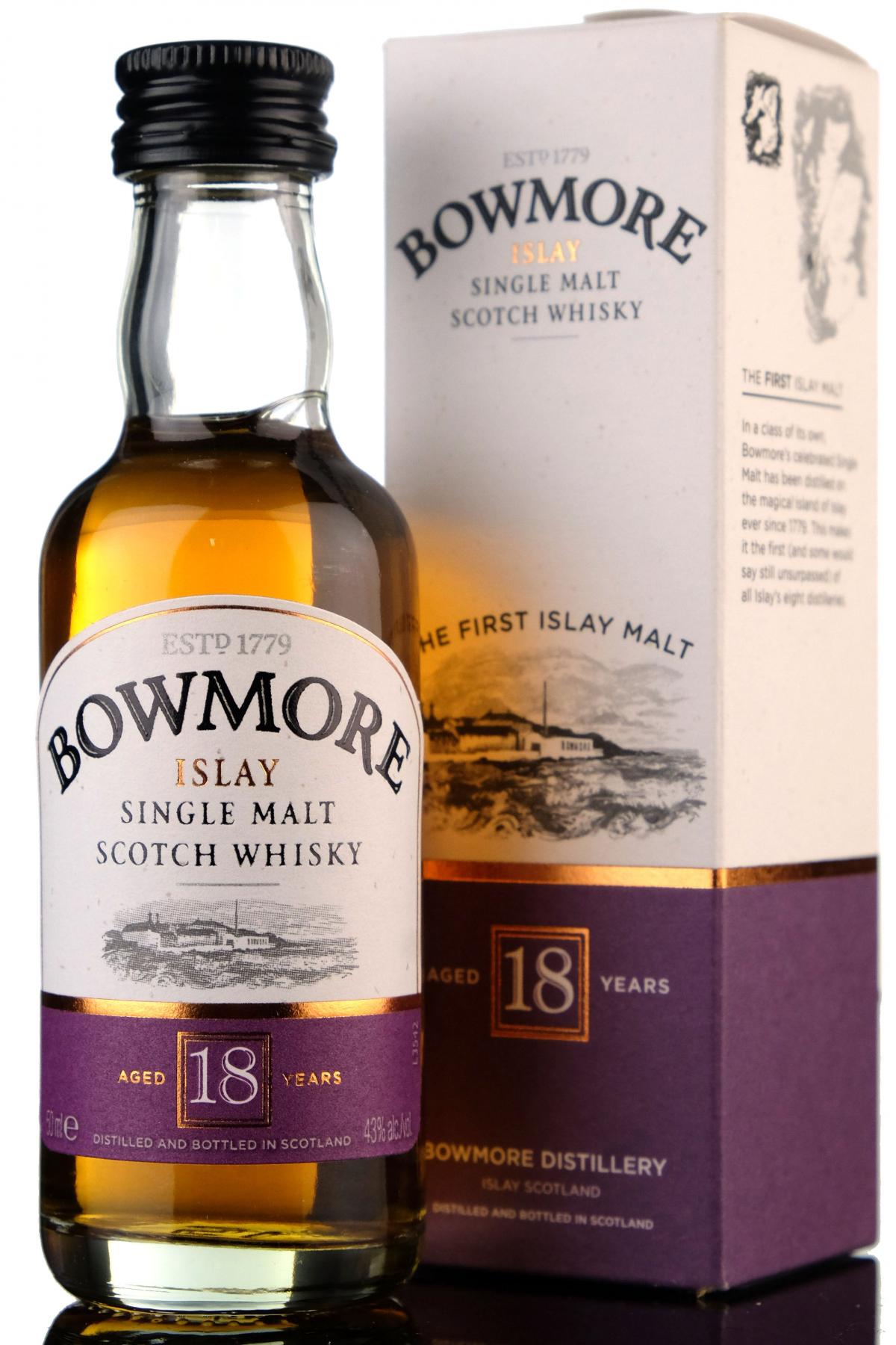 Bowmore 18 Year Old Miniature