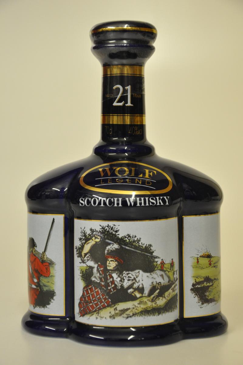 Wolf Legend 21 Year Old - Morrison Bowmore - Ceramic Decanter For Japan