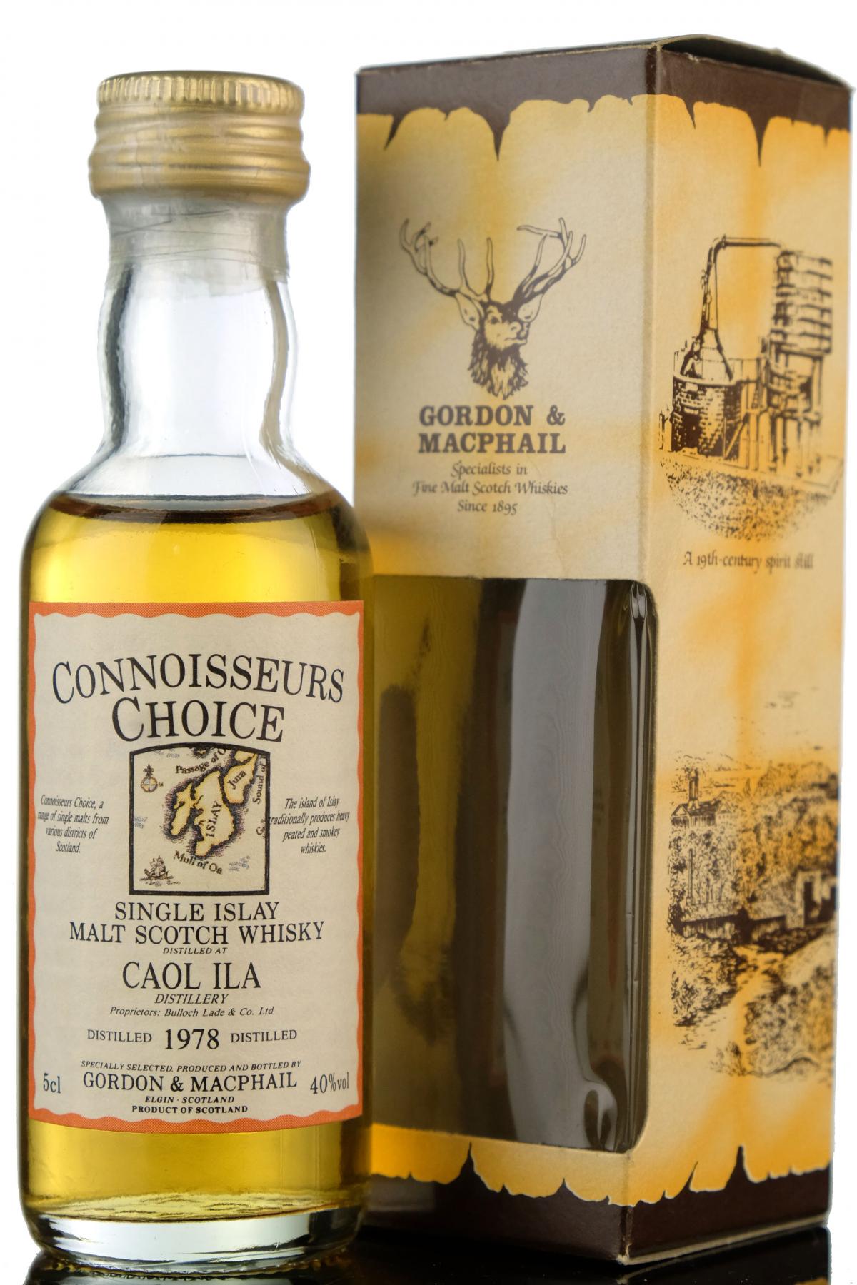 Caol Ila 1978 - Connoisseurs Choice Miniature