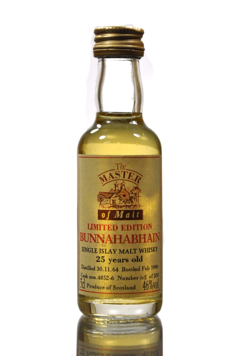Bunnahabhain 1964 - 25 Year Old - Master Of Malt Miniature