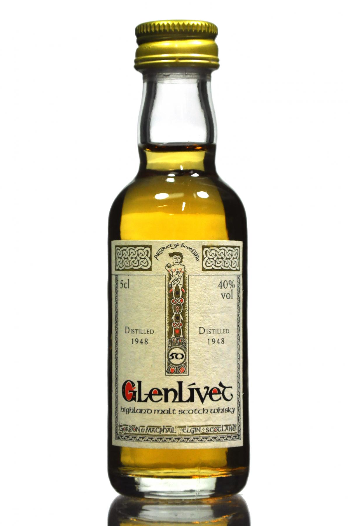 Glenlivet 1948 - 50 Year Old Miniature