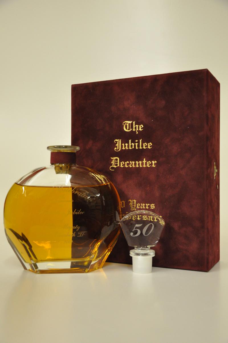 The Queens Golden Jubilee - Crystal Decanter