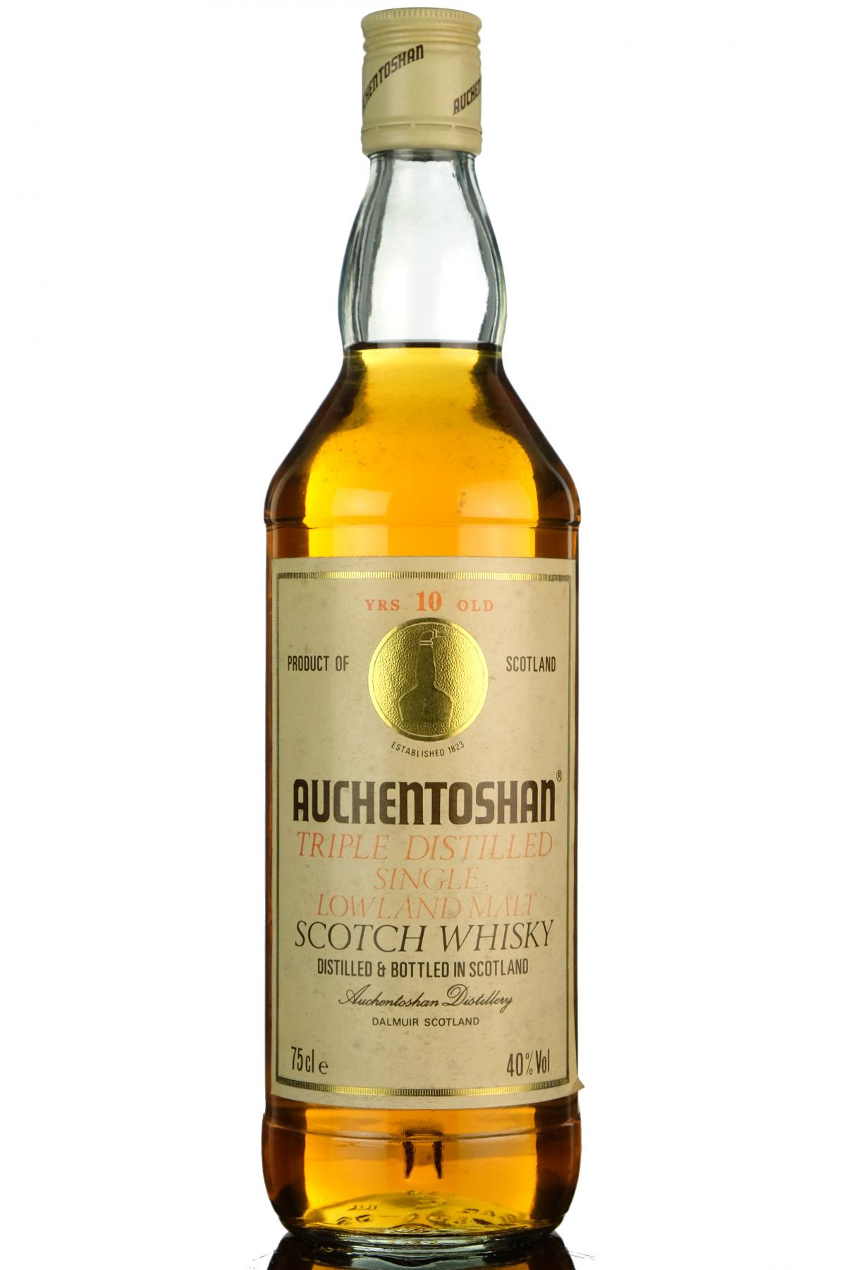 Auchentoshan 10 Year Old - 1980s