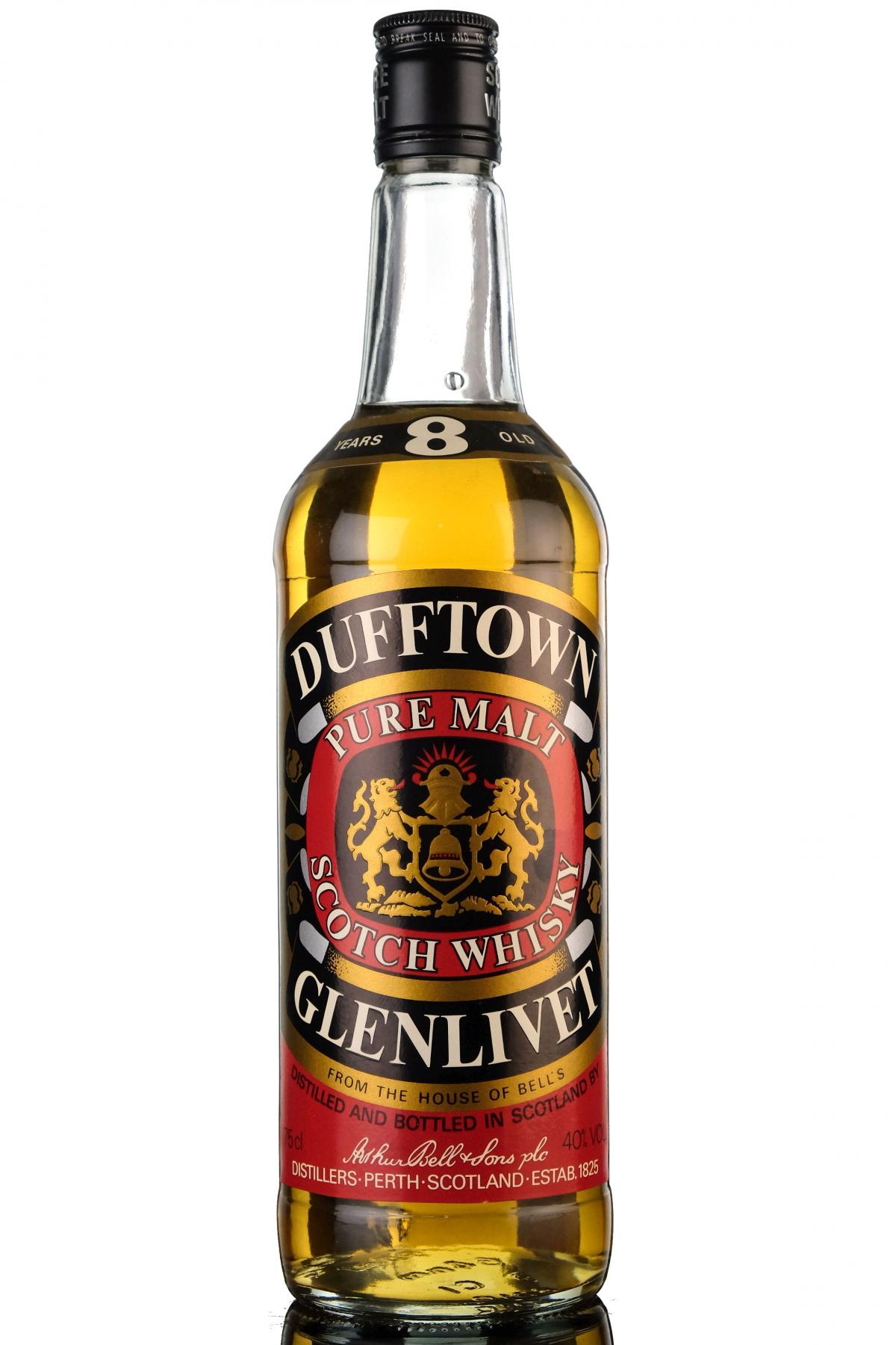 Dufftown-Glenlivet 8 Year Old - 1980s