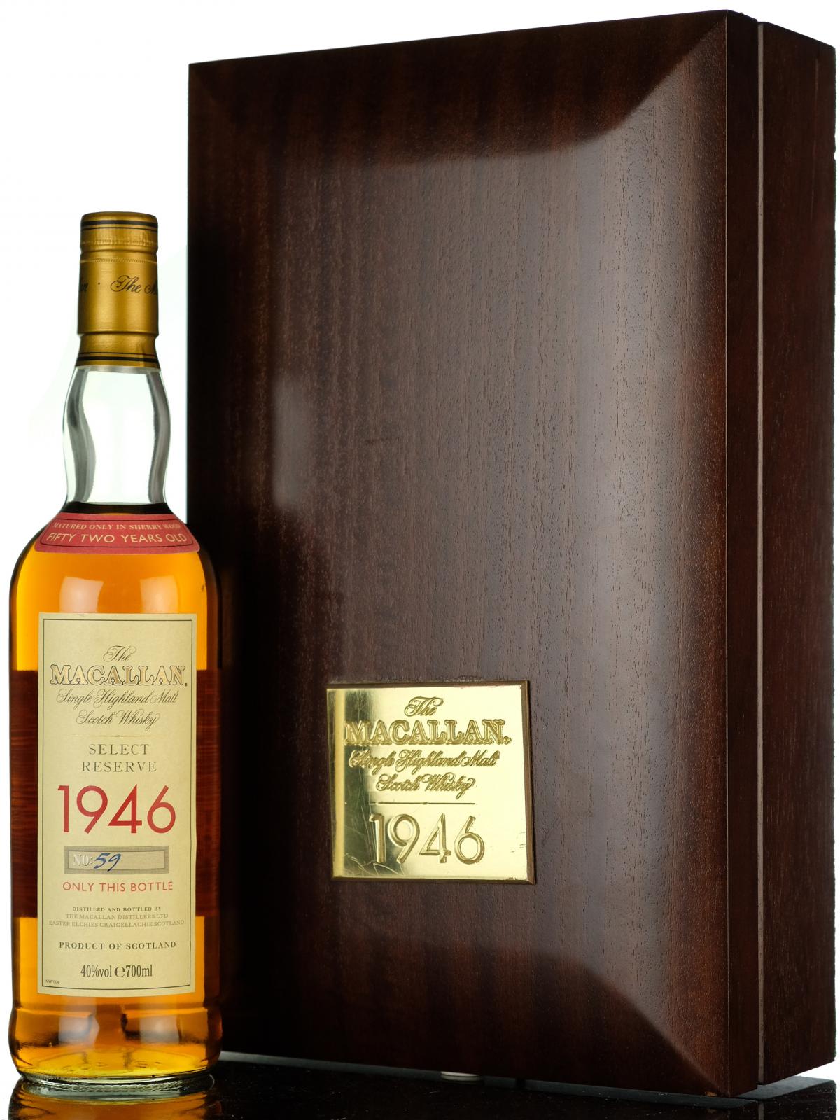 Macallan 1946 - 52 Year Old