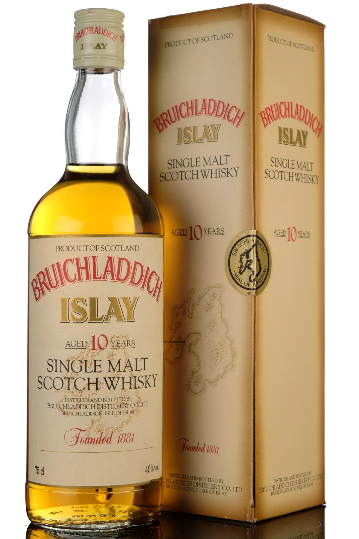 Bruichladdich 10 Year Old - 1980s