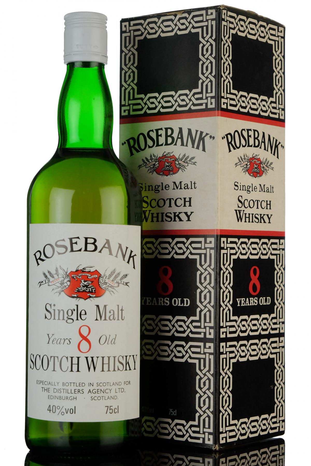 Rosebank 8 Year Old - Distillers Agency 1980s