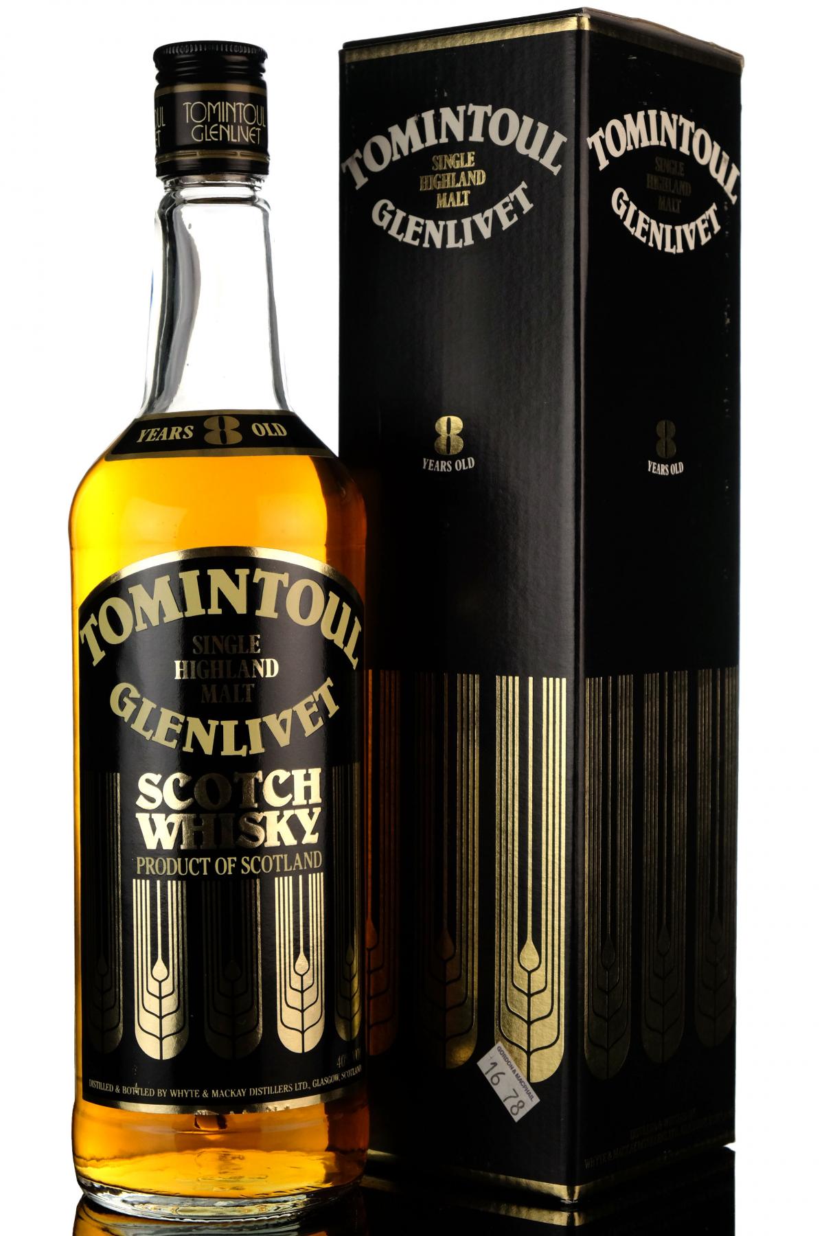 Tomintoul-Glenlivet 8 Year Old - 1980s