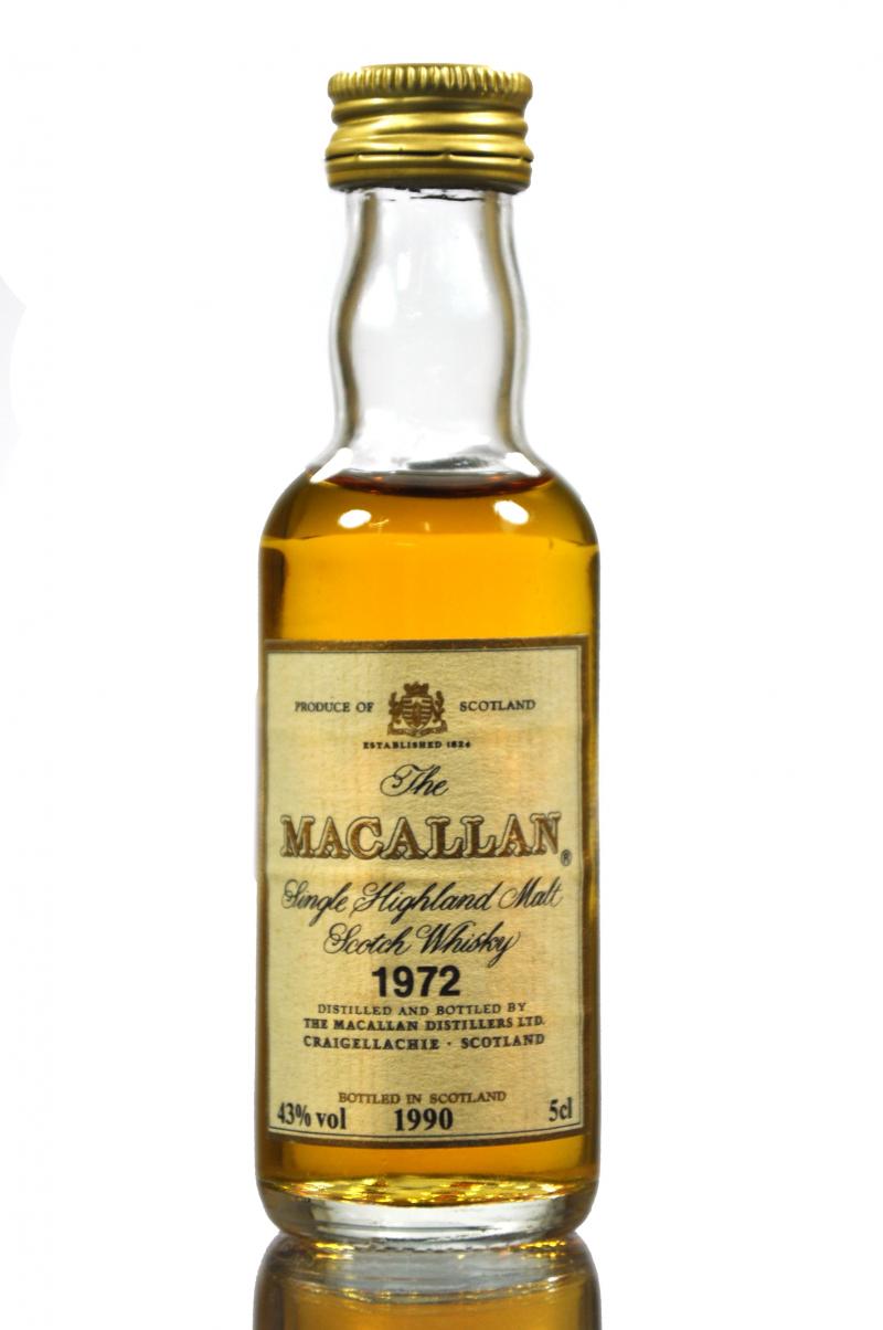 Macallan 1972 - Bottled 1990 Miniature