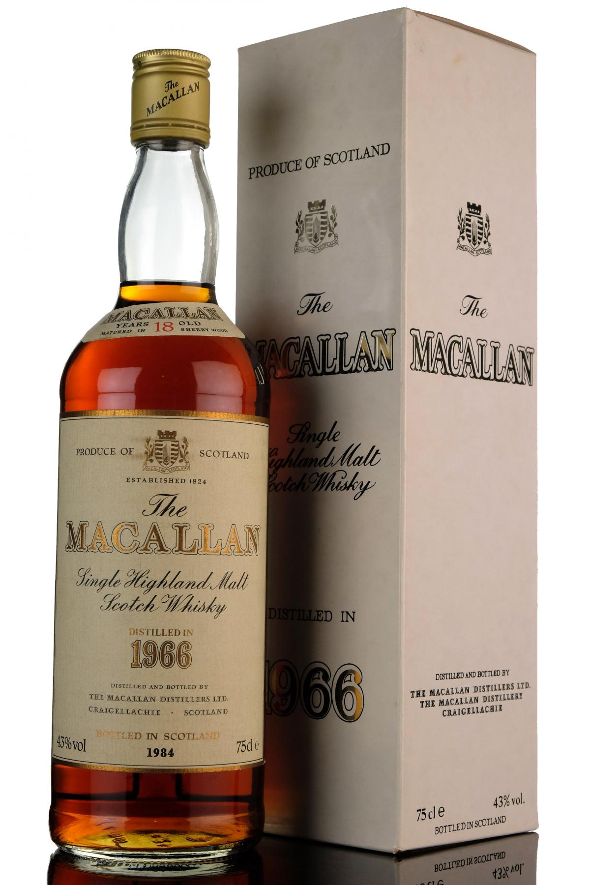 Macallan 1966-1984 - 18 Year Old