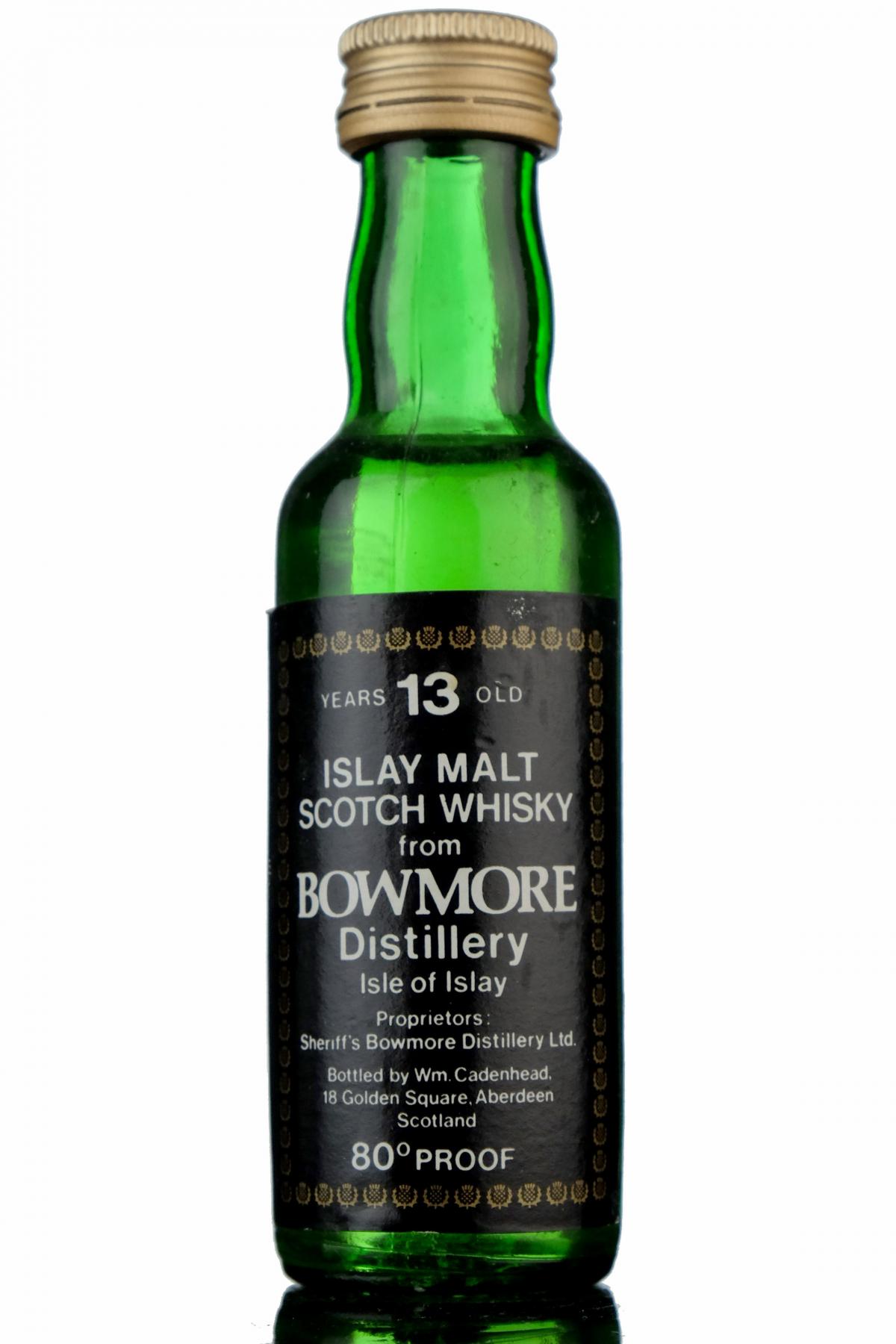 Bowmore 13 Year Old - Cadenhead Miniature