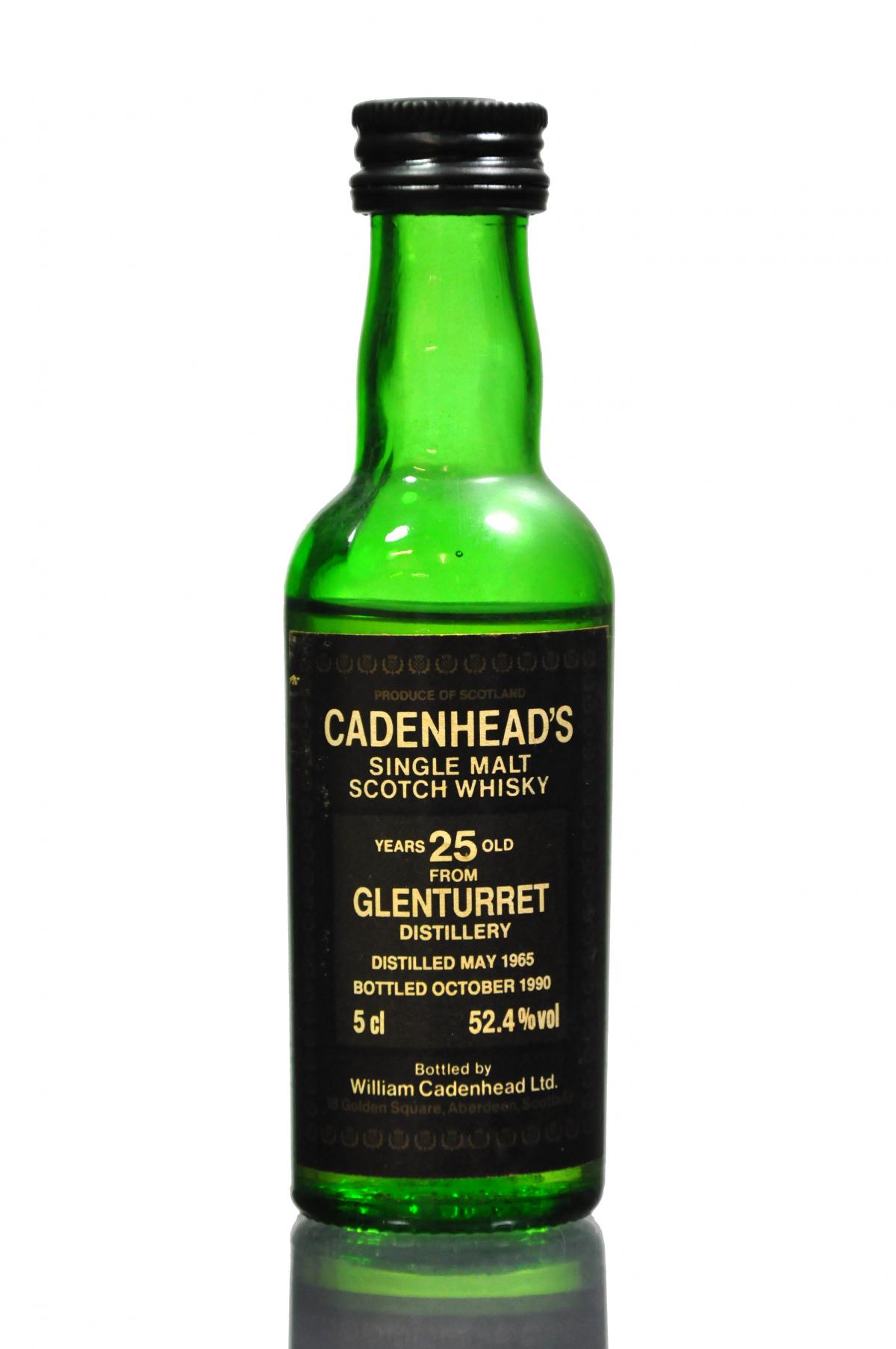 Glenturret 1965-1990 - 25 Year Old - Cadenheads Miniature
