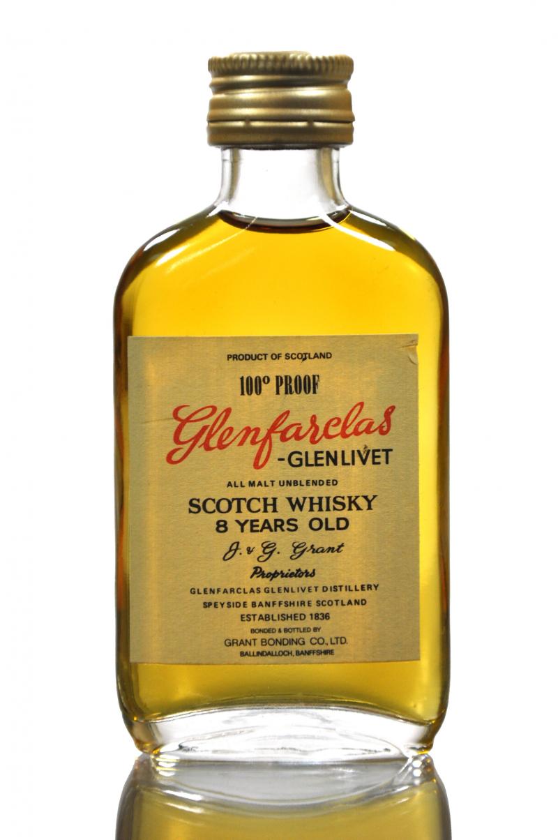 Glenfarclas-Glenlivet 8 Year Old - 100 Proof Miniature