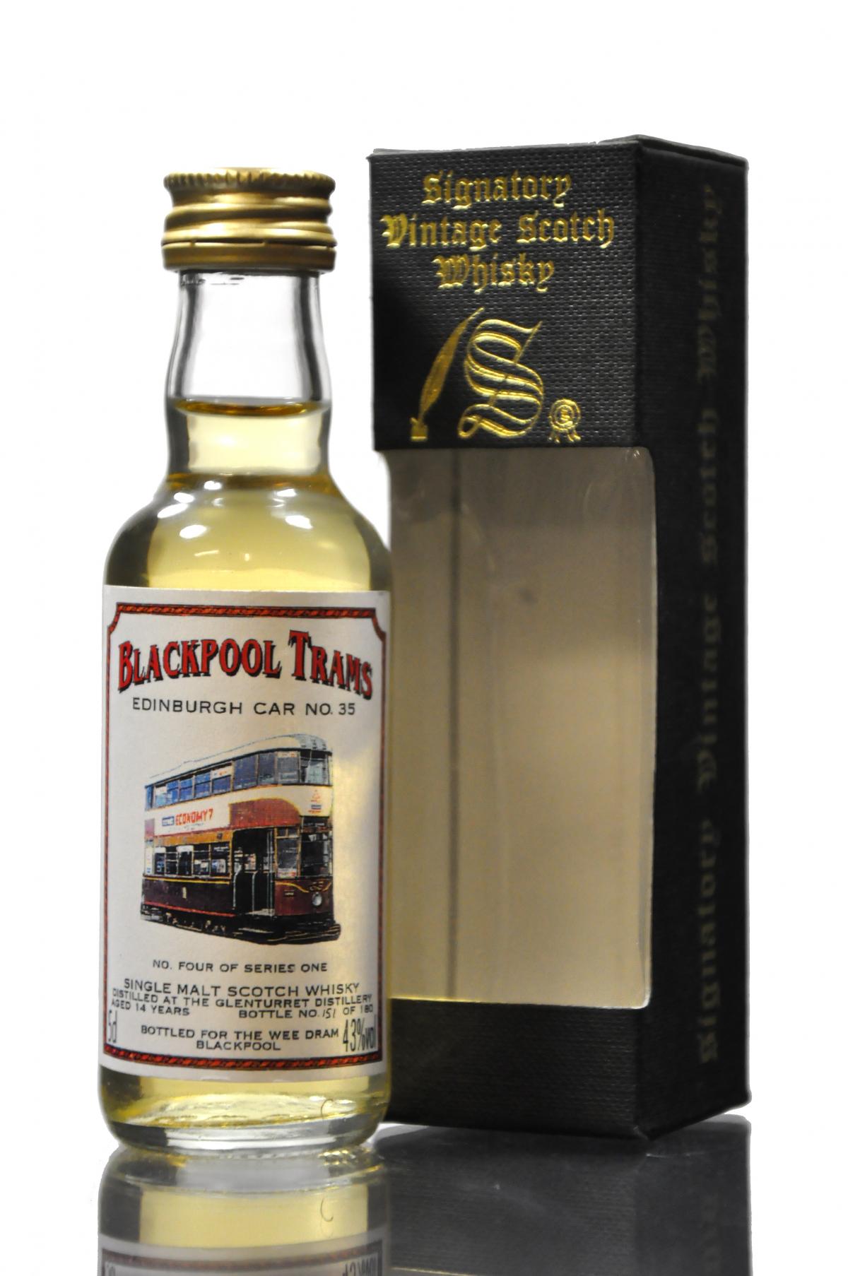 Glenturret Blackpool Trams - Edinburgh Car No.35 - Signatory Vintage Miniature