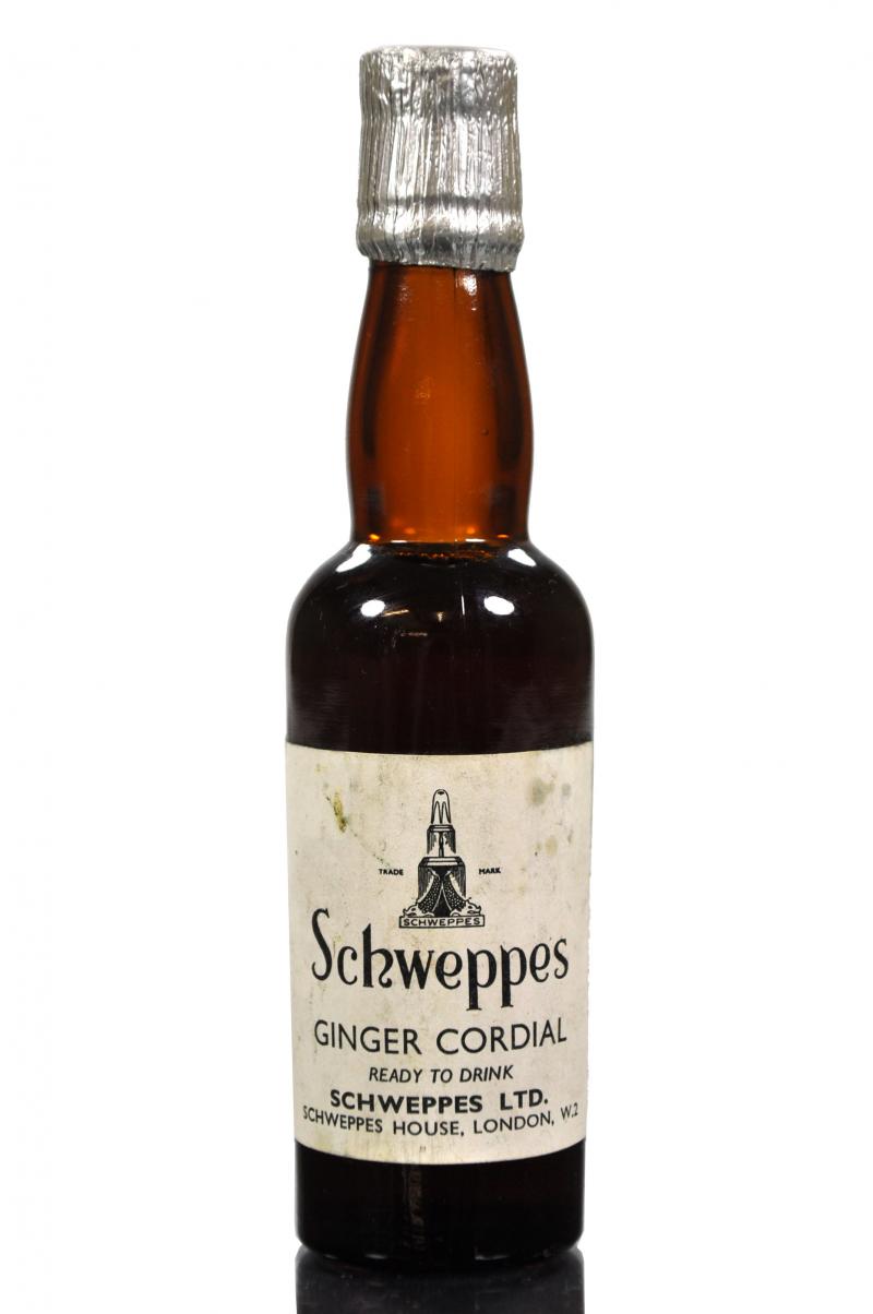 Schweppes Ginger Cordial Miniature