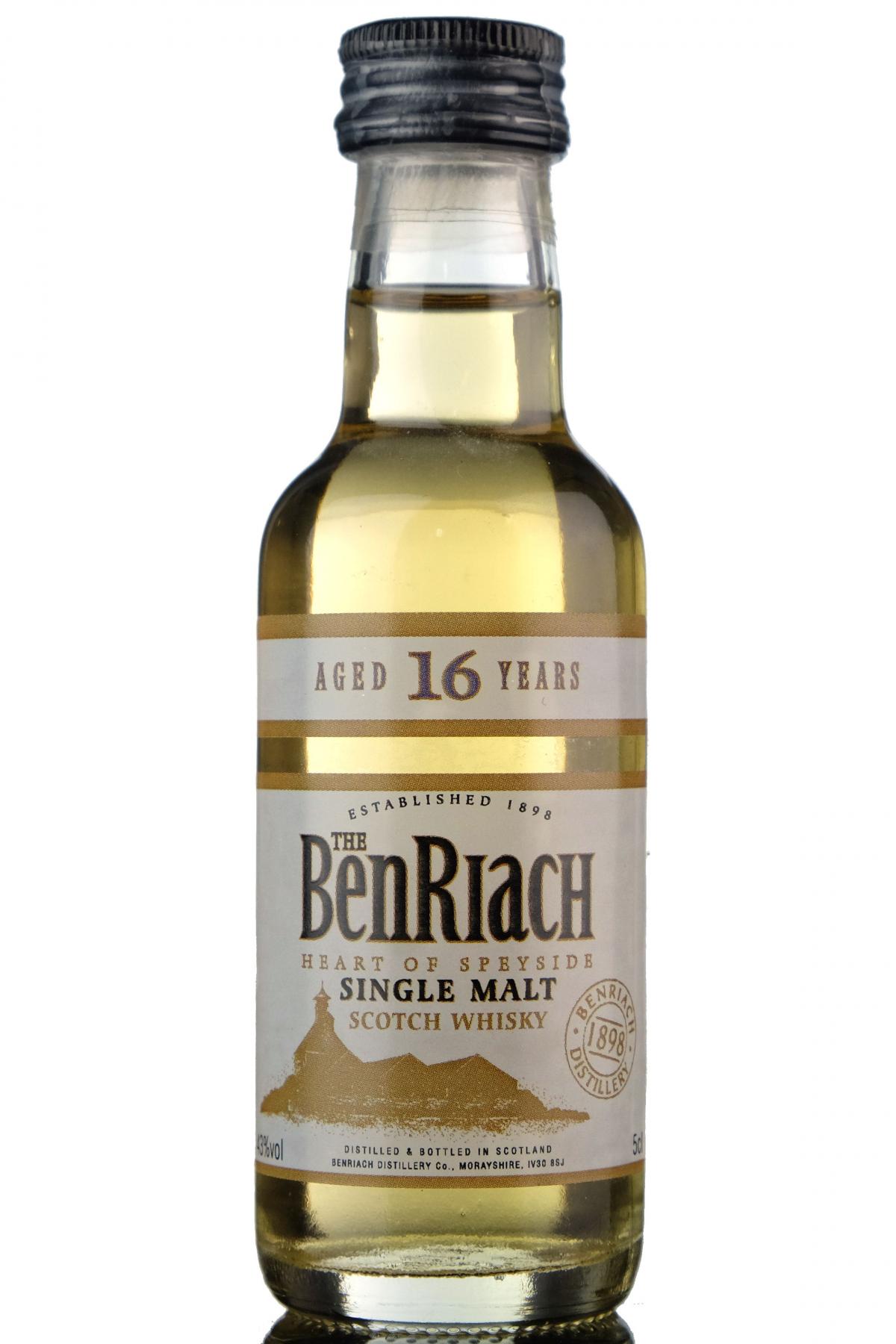 Benriach 16 Year Old Miniature