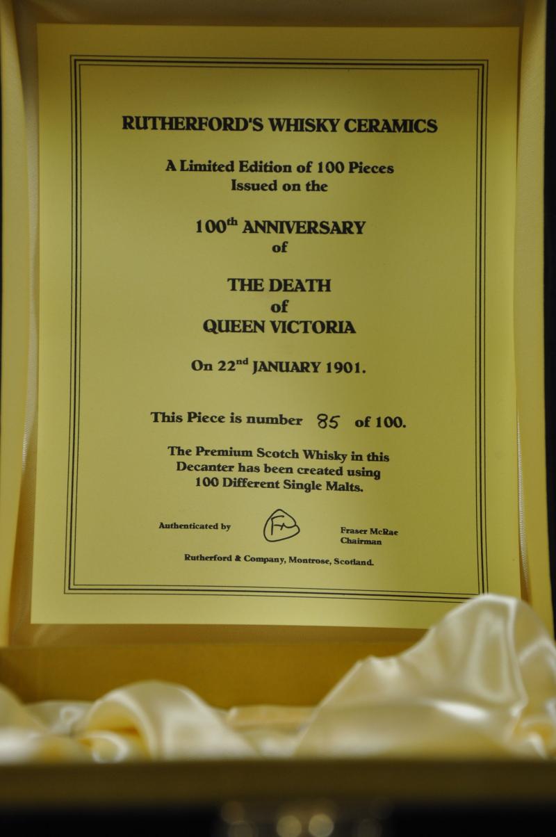 100th Anniversary Of The Death Of Queen Victoria On 22nd January 1901 - Rutherfords Cerami