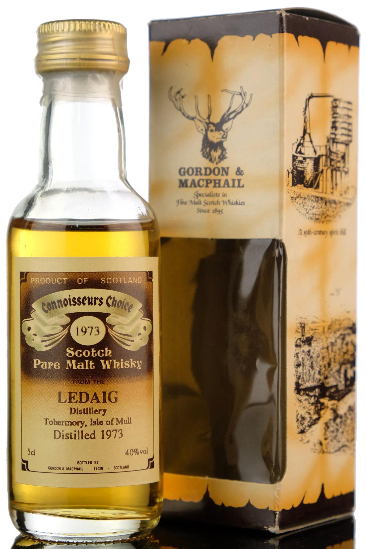 Ledaig 1973 - Connoisseurs Choice Miniature