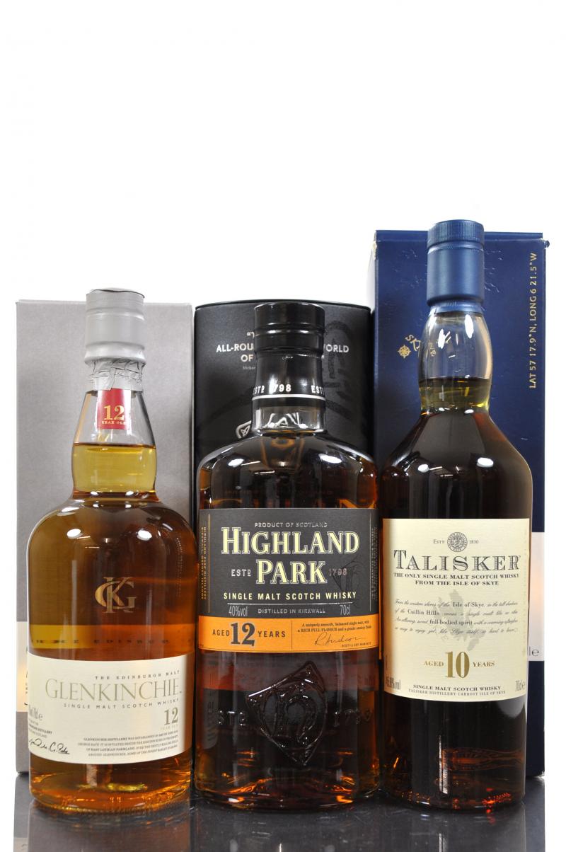 Glenkinchie - Highland Park - Talisker