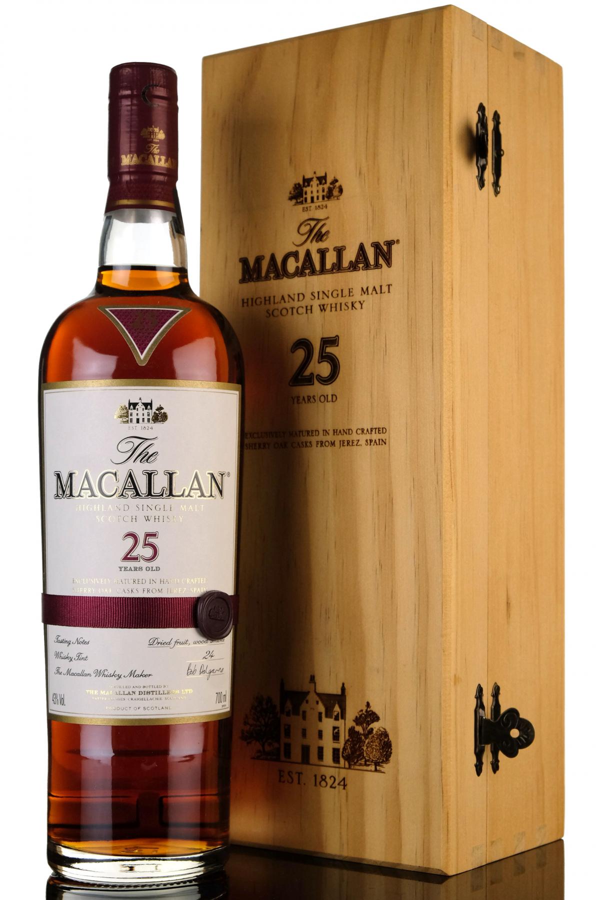 Macallan 25 Year Old - Sherry Cask