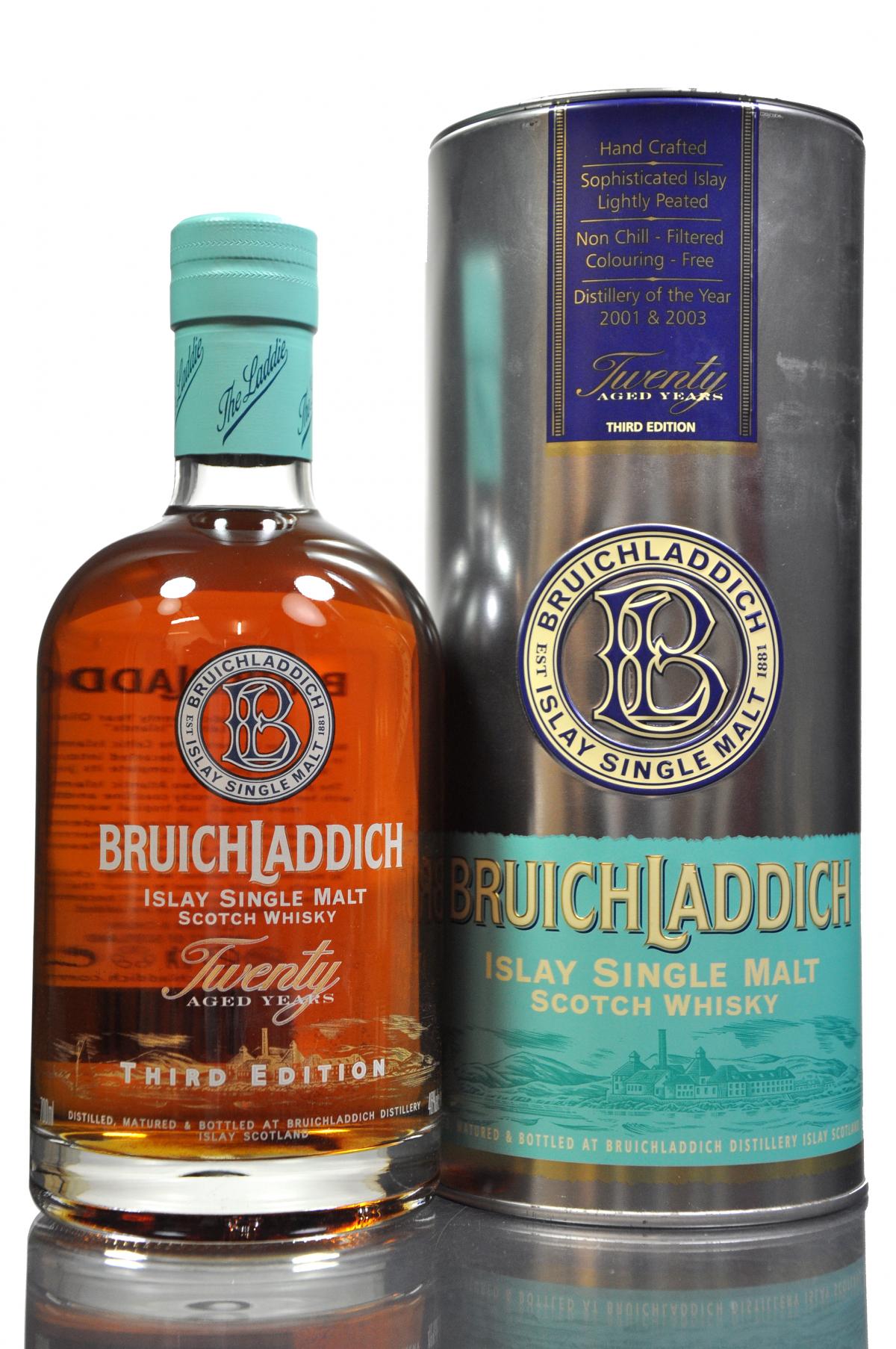Bruichladdich 20 Year Old - 3rd Edition - 2005 Release