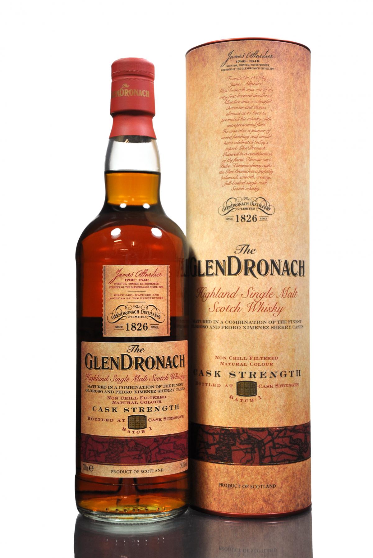 Glendronach Cask Strength Batch 1 - 2012 Release